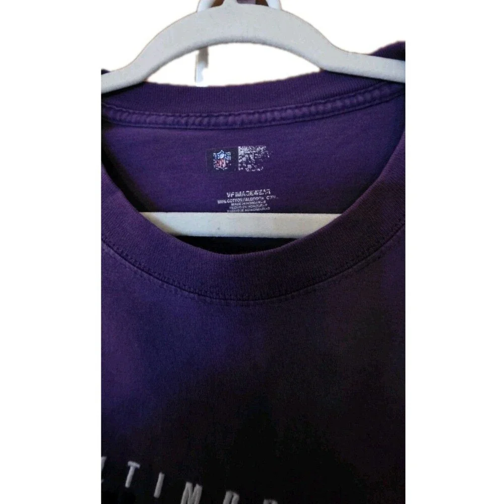 Baltimore Ravens T-Shirt Men’s [Size] Purple Embroidered Logo NFL VF Imagewear